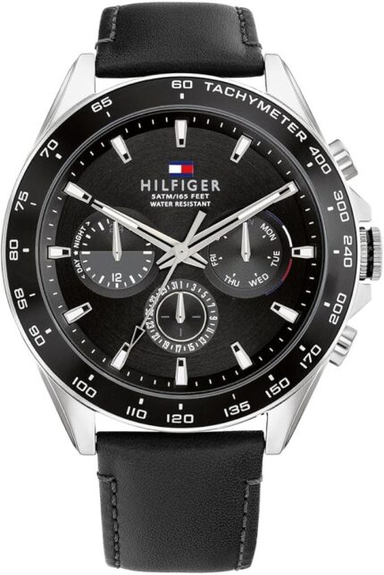 Tommy Hilfiger Men's Analog Quartz Watch with Leather Strap 1791964